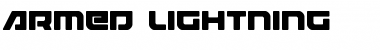 Armed Lightning Regular Font