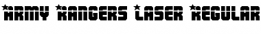 Army Rangers Laser Font