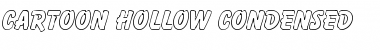 Cartoon Hollow Condensed Font
