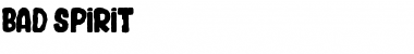 Download BAD SPIRIT Font Download BAD SPIRIT Font
