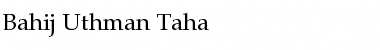 Bahij Uthman Taha Font