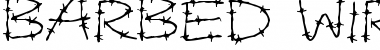 Download Barbed Wires Font Download Barbed Wires Font