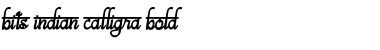 bits indian calligra Font