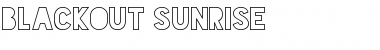 Blackout Sunrise Font