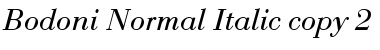 Bodoni-Normal-Italic Font