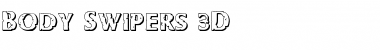 Body Swipers 3D Regular Font