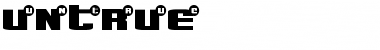 Download UnTrue Font Download UnTrue Font