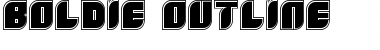 Boldie Outline Font