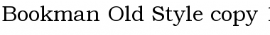 Bookman Old Style Regular Font
