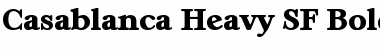 Casablanca Heavy SF Font