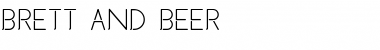 Brett and Beer Regular Font