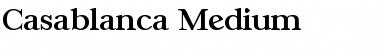 Casablanca-Medium Font