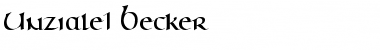 Download Unziale1 Becker Font Download Unziale1 Becker Font