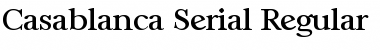 Download Casablanca-Serial Font