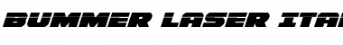 Download Bummer Laser Italic Font