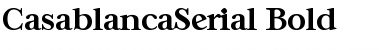 CasablancaSerial Font