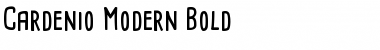 Cardenio Modern Bold Font