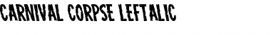 Carnival Corpse Leftalic Font