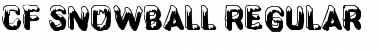 CF SnowBall Regular Font