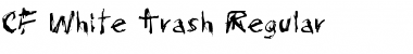 CF White Trash Font