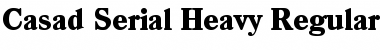 Casad-Serial-Heavy Font