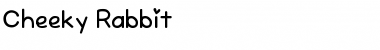 Cheeky Rabbit Font