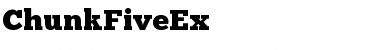 ChunkFive Ex Font