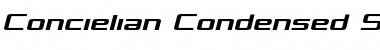 Concielian Condensed Semi-Italic Font