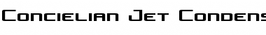 Concielian Jet Condensed Condensed Font