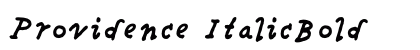 Providence ItalicBold preview
