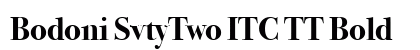 Bodoni SvtyTwo ITC TT Bold preview