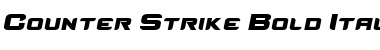 Counter-Strike Bold Italic Font
