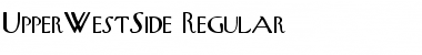 UpperWestSide Regular Font