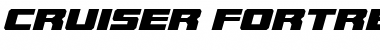 Cruiser Fortress Semi-Italic Font