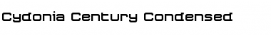 Cydonia Century Condensed Condensed Font