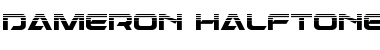 Dameron Halftone Regular Font