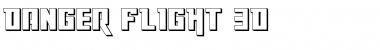 Danger Flight 3D Font