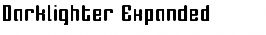 Darklighter Expanded Expanded Font