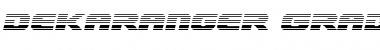 Download Dekaranger Gradient Italic Font
