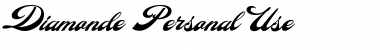 Diamonde Personal Use Font