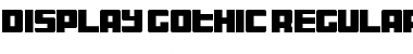 Display Gothic Regular Font