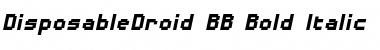 DisposableDroid BB Font