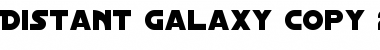 Distant Galaxy Regular Font