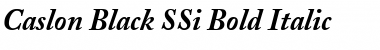 Caslon Black SSi Font