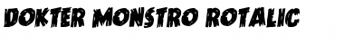 Download Dokter Monstro Rotalic Font