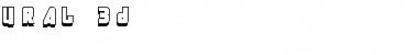 Download URAL 3d Font Download URAL 3d Font