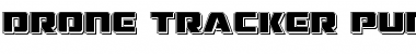 Drone Tracker Punch Font