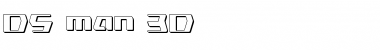 DS man 3D Font