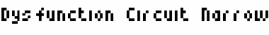 Dysfunction Circuit Font