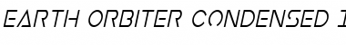 Earth Orbiter Condensed Italic Font